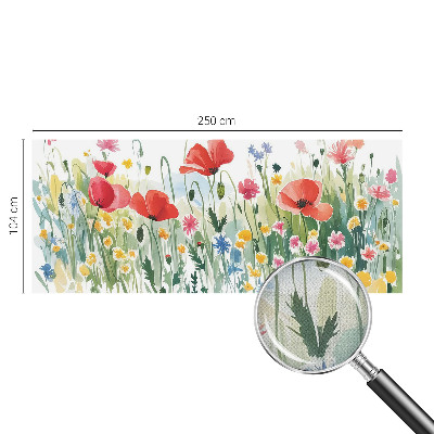 Papel de parede infantil Prado de verão
