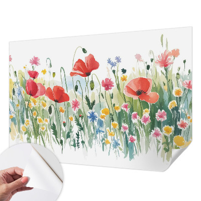 Papel de parede infantil Prado de verão