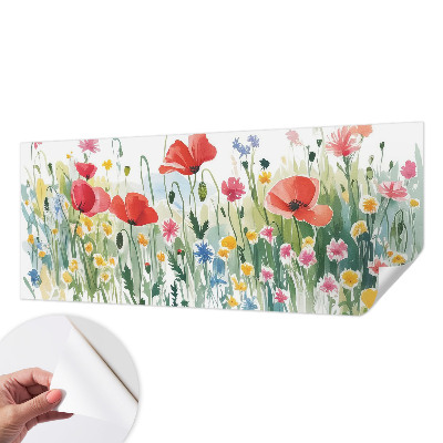 Papel de parede infantil Prado de verão