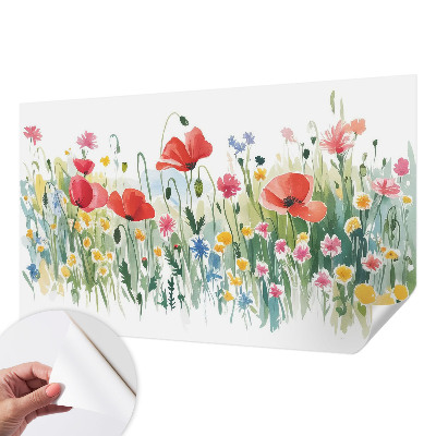 Papel de parede infantil Prado de verão