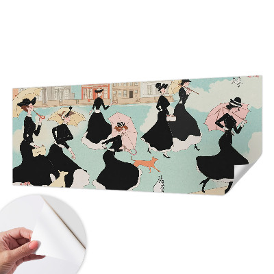 Papel de parede autocolante Mulheres caminhando