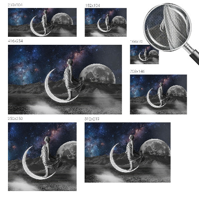 Papel de parede para criança Sonhos noturnos