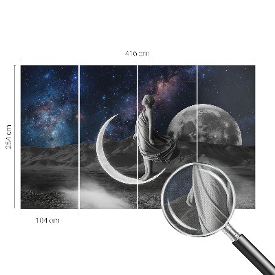 Papel de parede para criança Sonhos noturnos