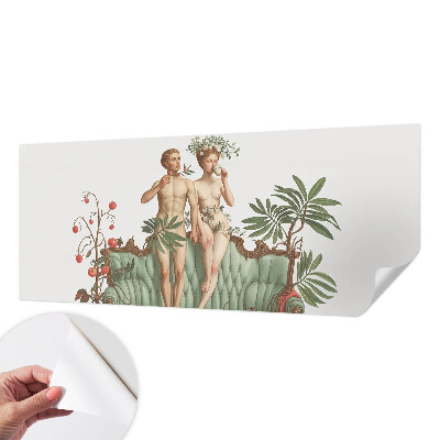 Papel de parede infantil com padrão de elegância misteriosa