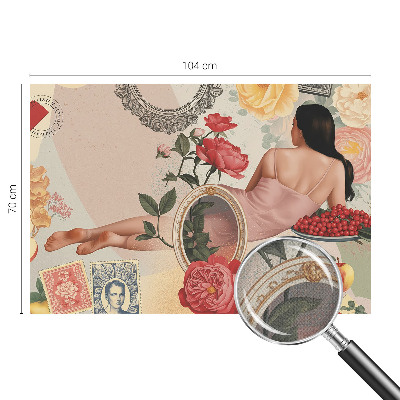 Autocolante de parede fotográfico Elegância floral