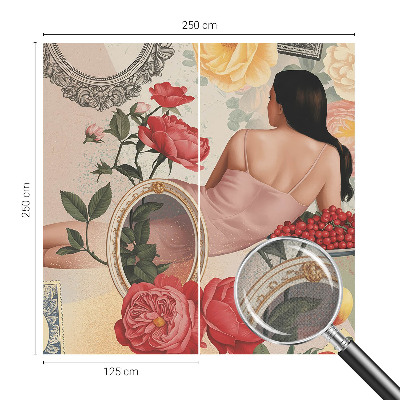 Autocolante de parede fotográfico Elegância floral