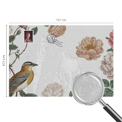 Papel de parede 3D Flores vintage