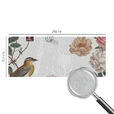 Papel de parede 3D Flores vintage