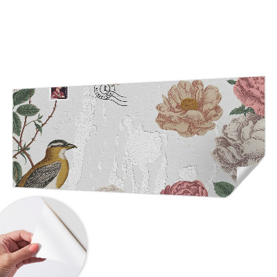 Papel de parede 3D Flores vintage
