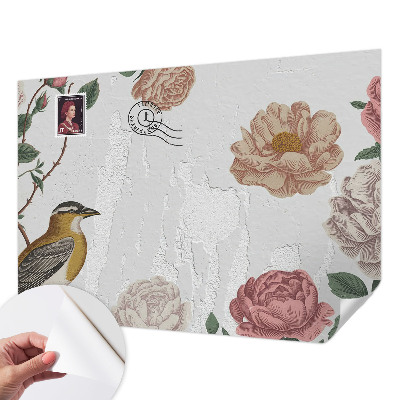 Papel de parede 3D Flores vintage