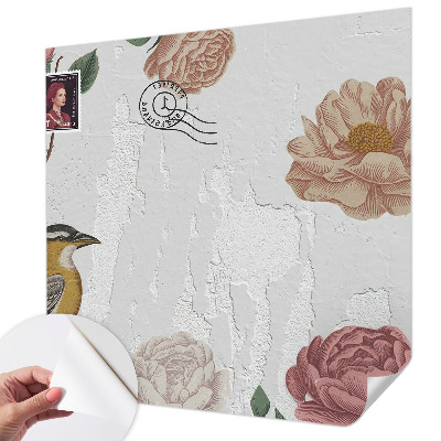 Papel de parede 3D Flores vintage