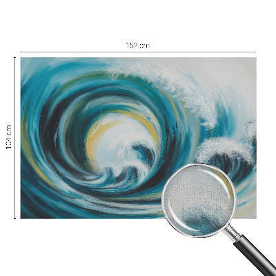 Papel de parede autocolante para quarto Onda do mar