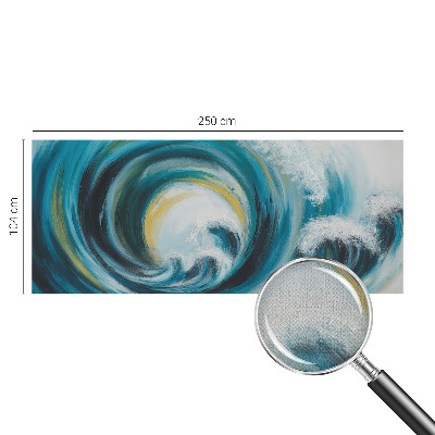 Papel de parede autocolante para quarto Onda do mar