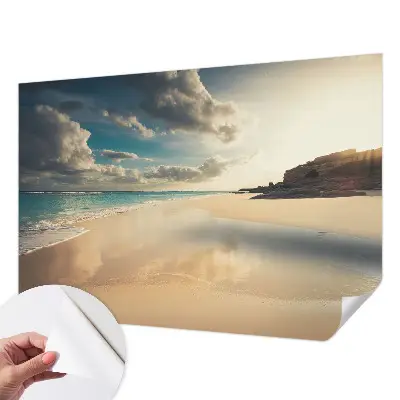 Papel de parede autocolante com estampa 'Costa ensolarada'