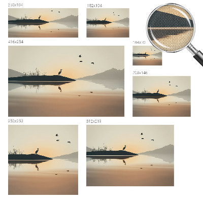 Autocolante de parede fotográfico Silêncio da manhã