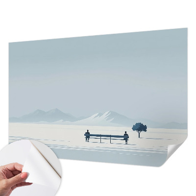 Papel de parede para criança Paisagem minimalista