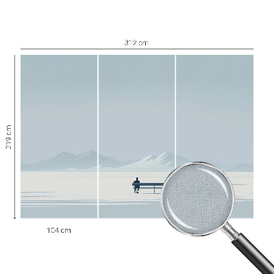 Papel de parede para criança Paisagem minimalista