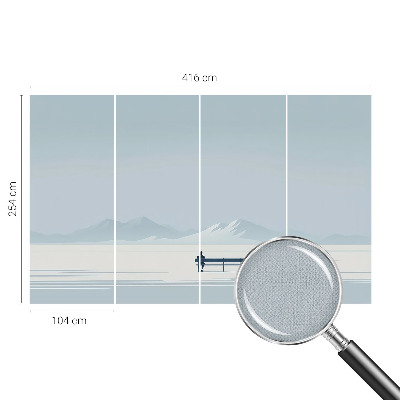 Papel de parede para criança Paisagem minimalista