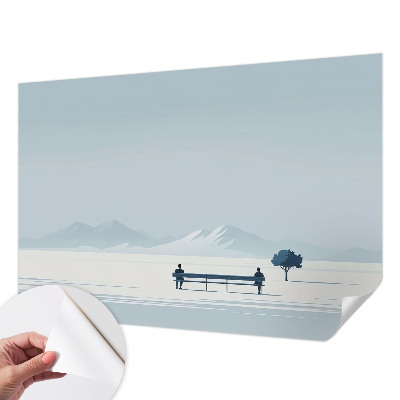 Papel de parede para criança Paisagem minimalista