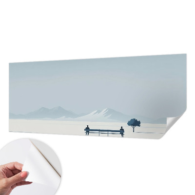 Papel de parede para criança Paisagem minimalista