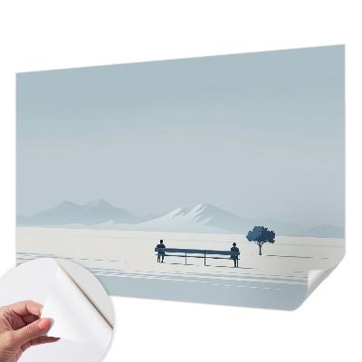 Papel de parede para criança Paisagem minimalista