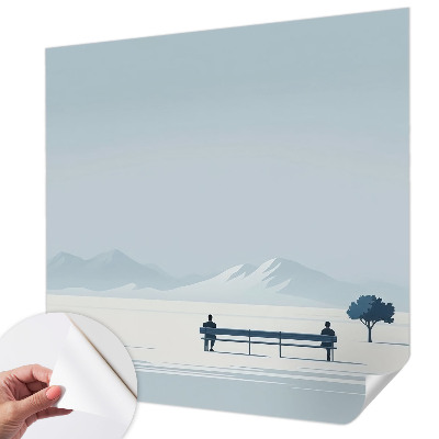 Papel de parede para criança Paisagem minimalista