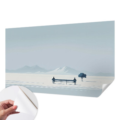Papel de parede para criança Paisagem minimalista