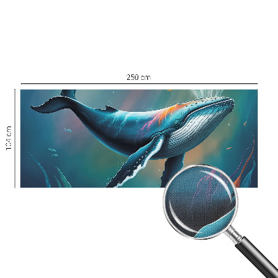 Papel de parede autocolante para sala Gigante marinho
