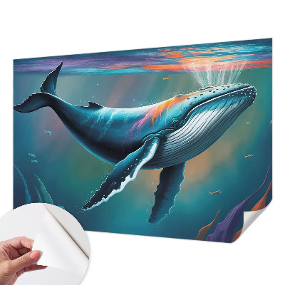 Papel de parede autocolante para sala Gigante marinho
