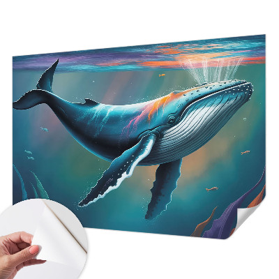 Papel de parede autocolante para sala Gigante marinho