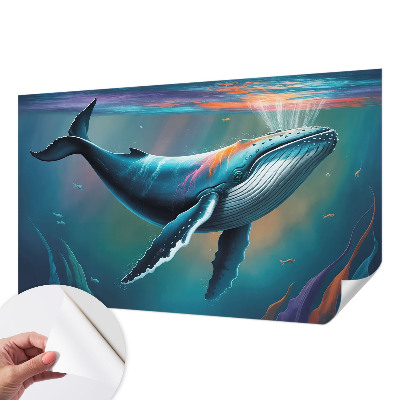 Papel de parede autocolante para sala Gigante marinho