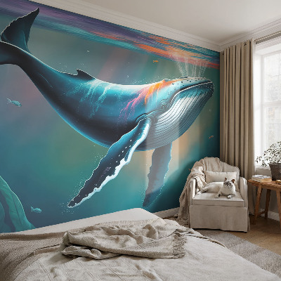 Papel de parede autocolante para sala Gigante marinho