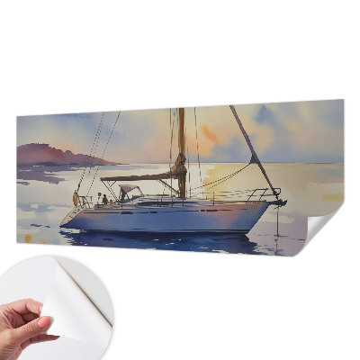 Papel de parede 3D Veleiro Oeste