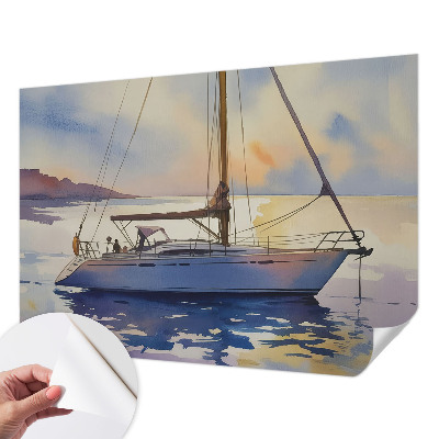 Papel de parede 3D Veleiro Oeste