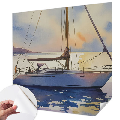Papel de parede 3D Veleiro Oeste