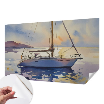 Papel de parede 3D Veleiro Oeste