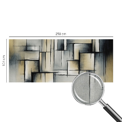Papel de parede autocolante para sala Geometria abstrata