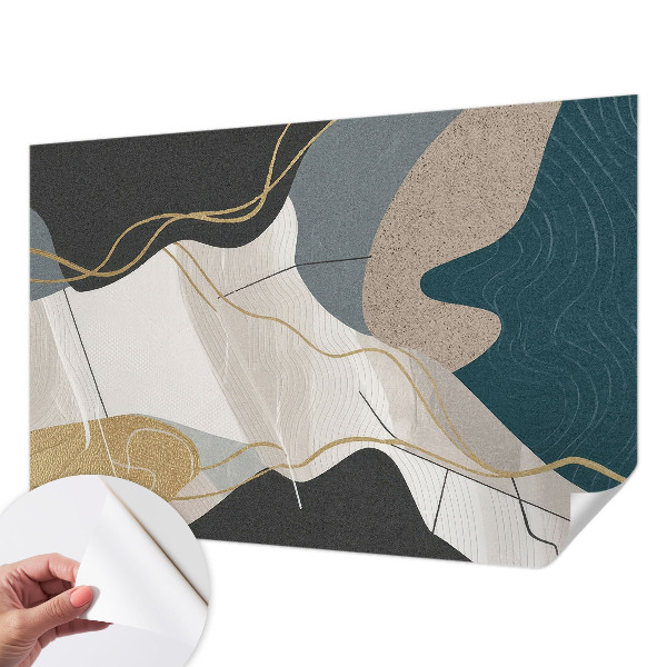 Papel de parede infantil Formas abstratas