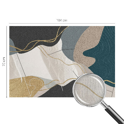 Papel de parede infantil Formas abstratas