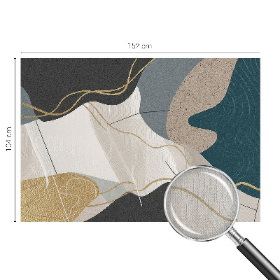 Papel de parede infantil Formas abstratas