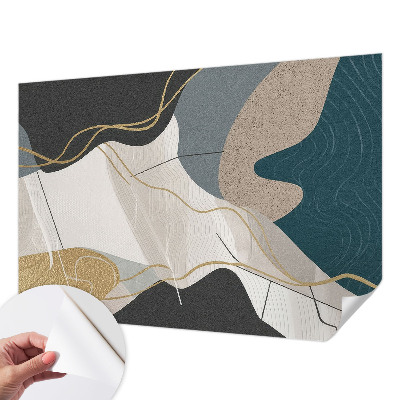 Papel de parede infantil Formas abstratas