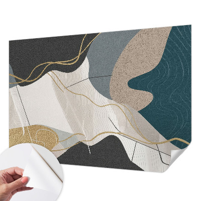 Papel de parede infantil Formas abstratas
