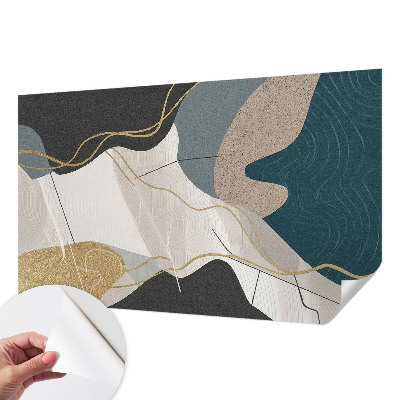 Papel de parede infantil Formas abstratas