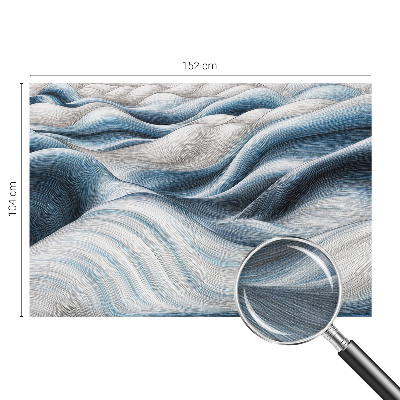 Papel de parede autocolante para sala Ondas suaves