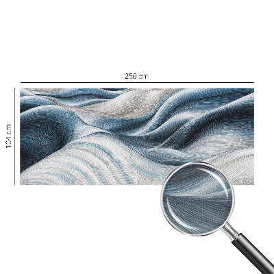 Papel de parede autocolante para sala Ondas suaves