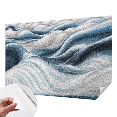 Papel de parede autocolante para sala Ondas suaves
