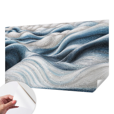 Papel de parede autocolante para sala Ondas suaves