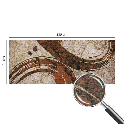 Papel de parede 3D Mapa artístico