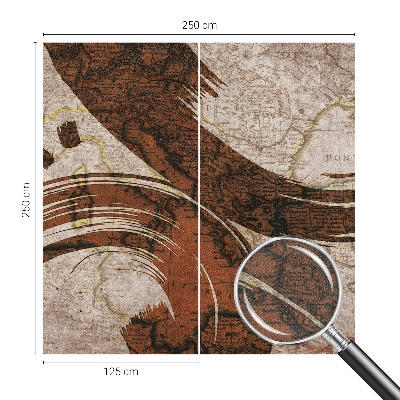 Papel de parede 3D Mapa artístico