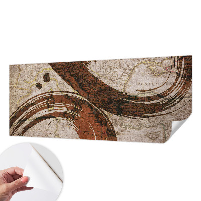 Papel de parede 3D Mapa artístico